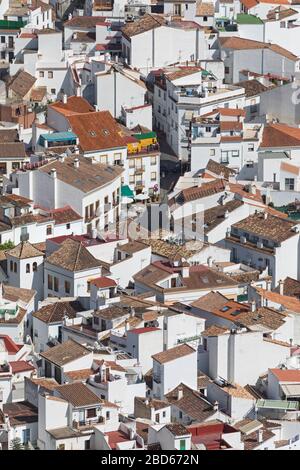 OJEN, Costa del sol, province de Malaga, Espagne. Banque D'Images