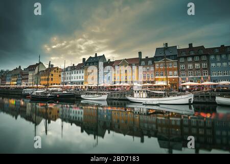 Belle ville de Copenhague au Danemark Banque D'Images