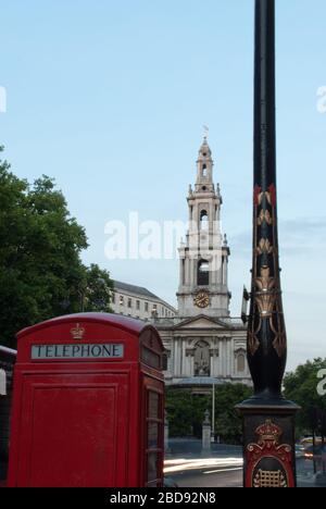 Architecture baroque Portland Stone Central Church of the Royal Air Force, St. Clement Danes, Strand, Londres WC2R par Sir Christopher Wren Banque D'Images