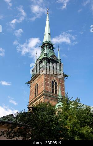 L'église allemande de Stockholm, Suède, Europe Banque D'Images