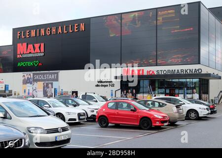 Supermarché Maxi ICA Stormarknad à Stockholm, Suède, Europe Banque D'Images