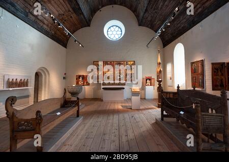 Le musée suédois d'histoire, alias Historiiska Museet, à Stockholm, en Suède, en Europe Banque D'Images