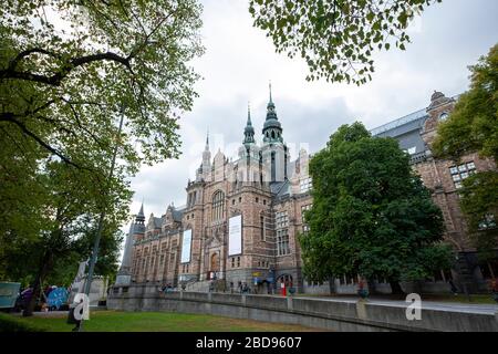 Le musée nordique, alias Nordiska museet, à Stockholm, en Suède, en Europe Banque D'Images