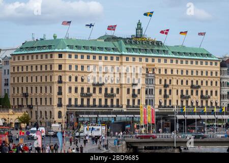 Grand Hôtel à Stockholm, Suède, Europe Banque D'Images