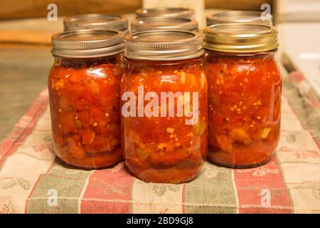 Tomates en conserve Banque D'Images