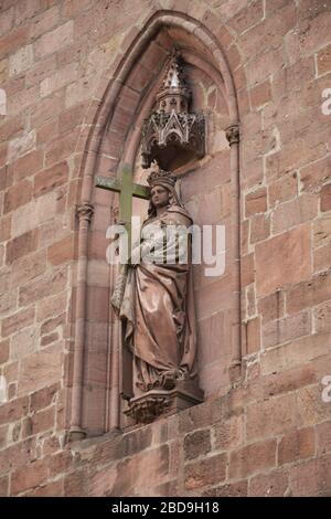 Le village de Riquewihr en Alsace Banque D'Images