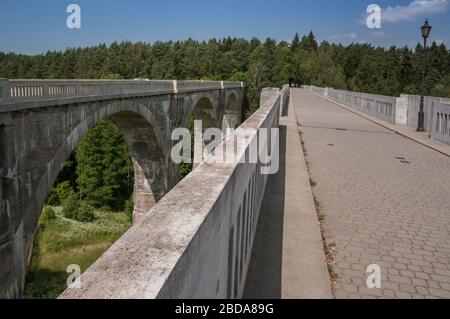 Ponts Stanczyki. Stanczyki, Voivodeship Warmian-Masurien, Pologne. Banque D'Images