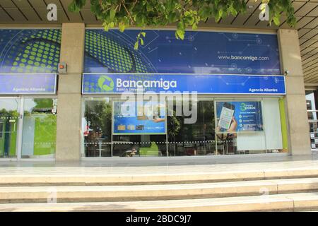 Caracas, Venezuela 31 mars 2020: Les succursales de la Banque sont fermées au Venezuela à la suite de la crise pandémique du coronavirus Covid-19 Banque D'Images