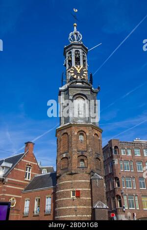 Église au centre d'Amsterdam, Pays-Bas Banque D'Images