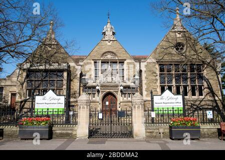 The Gilstrap Registry Office de Newark on Trent, capturé pendant le Lockdown de Covid-19, Notinghamshire Angleterre Royaume-Uni Banque D'Images