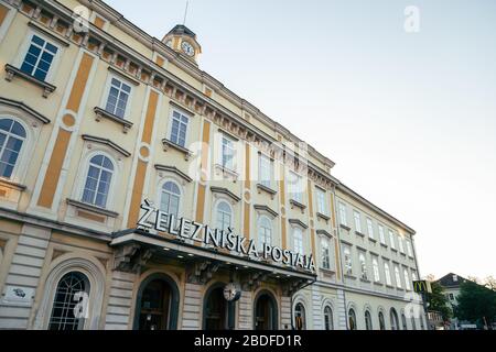 Ljubljana, Slovénie - 30 juin 2019 : Gare de Ljubljana Banque D'Images