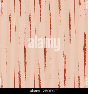 Arrière-plan abstrait à motif transparent et vectoriel à rayures roses. Toile de fond rayée à rayures et motif trait de pinceau painterly. Esquisse linéaire monochrome Illustration de Vecteur