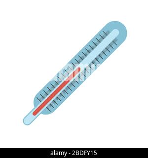 Thermomètre icône mesure instrument médical pour la santé Illustration de Vecteur