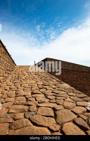 Cidade Velha vieux fort à Santiago - Cap Vert - Cap Vert Banque D'Images