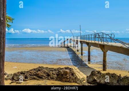 Inhaca ou l'île d'Inyaka près de l'océan de l'île portugaise à Maputo au Mozambique Banque D'Images