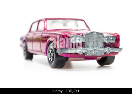 Lesney Products Matchbox modèle jouet voiture 1-75 série n° 24 Rolls-Royce Silver Shadow Banque D'Images