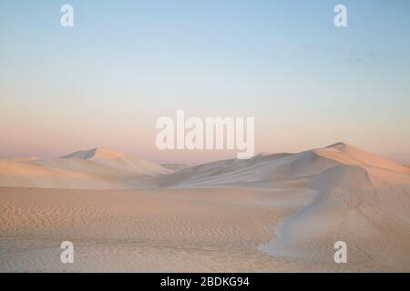 Dunes de sable près de Cervantes, Australie occidentale Banque D'Images