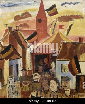 Gustave de Smet (1877-1943) Dorpskermis (1930) MSK Gent 22-10-2017 11-31-02. Banque D'Images