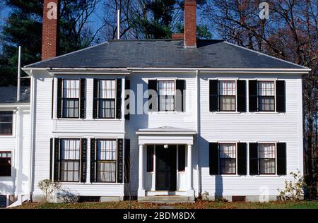 Emerson House, Concord, Massachusetts Banque D'Images