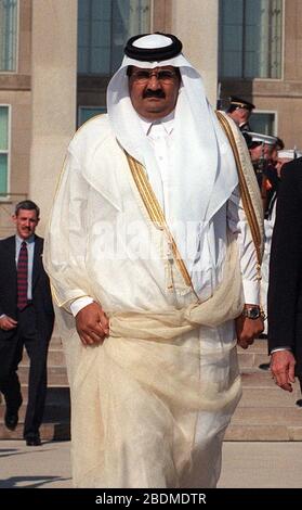 Hamad bin Khalifa Al-Thani. Banque D'Images