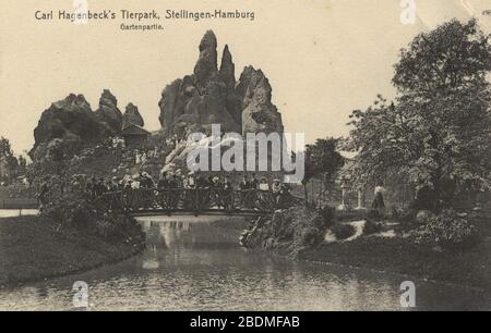 Hambourg, Hambourg - Zoologischer Garten; Carl Hagenbecks Tierpark; Gartenpartie Banque D'Images