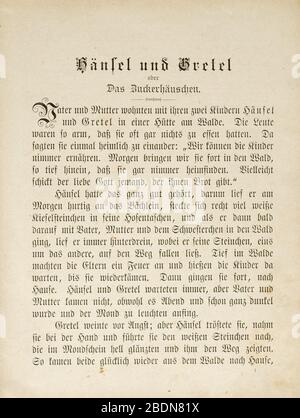 Hansel und Gretel. Banque D'Images