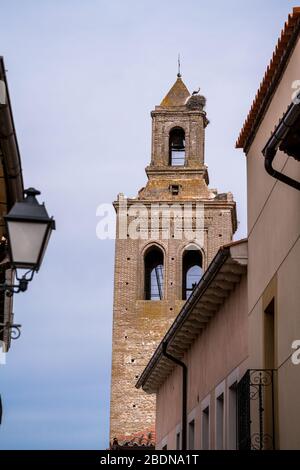 Église de Santa María la Mayor à Arévalo, Castille et León, Espagne Banque D'Images