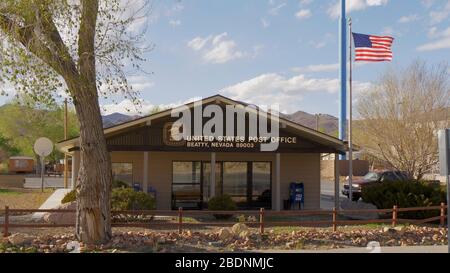 United States Post Office en Beatty - BEATTY, USA - Le 29 mars 2019 Banque D'Images