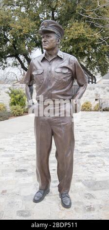 l'amiral nimitz, célèbre fils de fredericksburg dans le pays de la colline du texas Banque D'Images