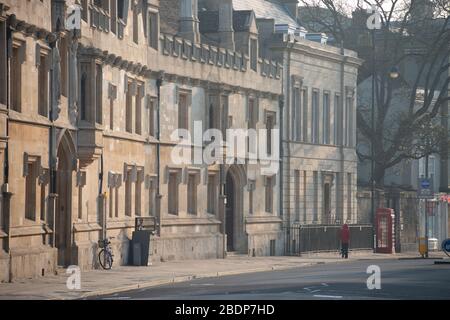 All Souls College, sur High Street, Oxford Banque D'Images