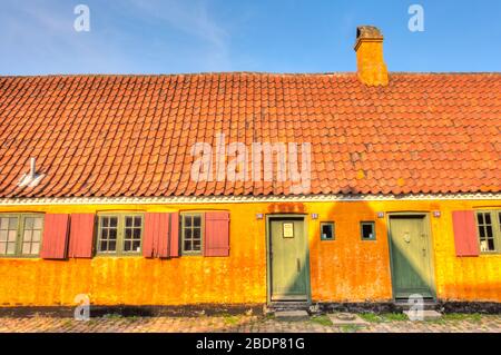 Quartier de Nyboder, Copenhague, Danemark Banque D'Images