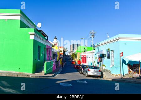 Bo-Kaap à Cape Town Banque D'Images