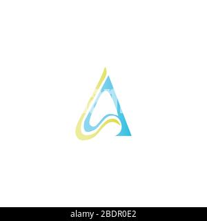 Première lettre le logo ou al logo vecteur modèle de conception Illustration de Vecteur