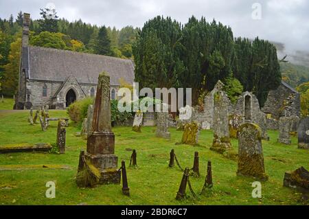 Église Balquhidder, Stirling, Highlands, Écosse Banque D'Images