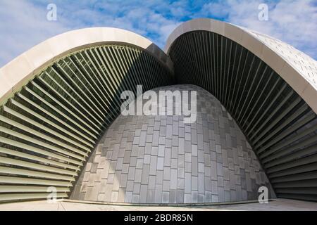 Le Centre islamique Rijeka, dans une banlieue de Rijeka, comté de Primorje-Gorski Kotar, Croatie. Ouvert en 2013 grâce à un don du Qatar Banque D'Images