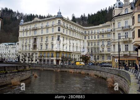 Grandhotel Pupp Karlovy Vary République tchèque Banque D'Images