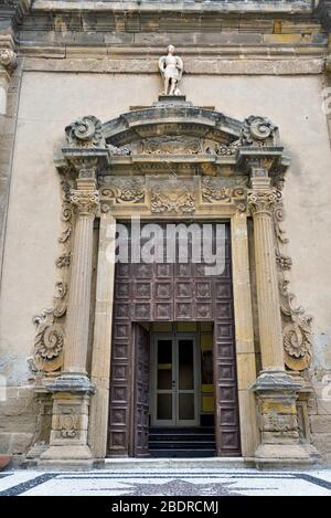 église de Saint-Michel l'Archange Sciacca Sicile Italie Banque D'Images