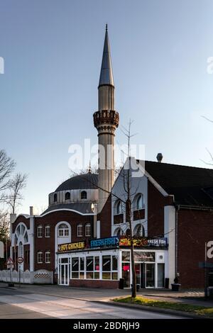 Mosquée Fatih de la communauté turque Katernberg à Essen Banque D'Images