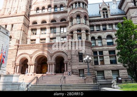 Ancien hôtel de ville, palais de justice, à Toronto, Canada, Ontario, Amérique du Nord Banque D'Images