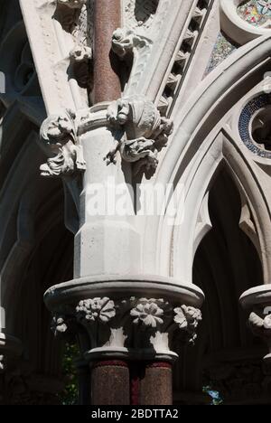 Buxton Memorial Water Fountain Neo Gothique Architecture 1 Millbank, Westminster, London SW1P 3JU par Charles Buxton Samuel Sanders Teulon Banque D'Images