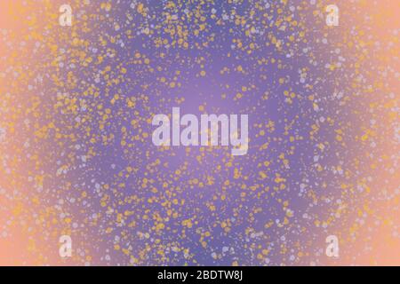 Illustration graphique de la texture dynamique des touches de peinture sur les couleurs pastel. Fond numérique à gradient radial moderne. Surface tendance. Copier Banque D'Images