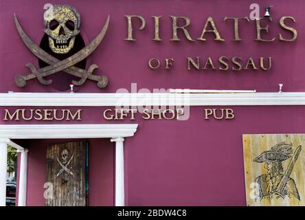 Musée Pirates de Nassau, New Providence Island, Bahamas Banque D'Images