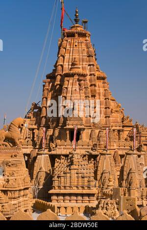 Sri Chandra Prabhu Swami Jain Temple Jaisalmer fort Rajasthan Inde Banque D'Images