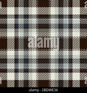 L'ECOSSE Tartan plaid seamless vector pattern. Rétro arrière tissu. Vérifiez Vintage carré couleur texture géométrique pour l'impression textile, du papier d'emballage Illustration de Vecteur