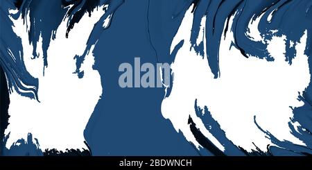 Vecteur abstrait texture marbre couleur bleue conception fluide arrière-plan Illustration de Vecteur