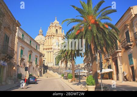 Ragusa Ibla. Sicile Banque D'Images