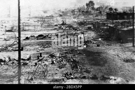 Tulsa Race Riot, 1921 Banque D'Images