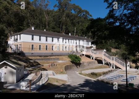 Angel Island Immigration Station, Californie Banque D'Images