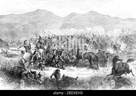Guerre de Red Cloud, Fetterman Fight, 1866 Banque D'Images