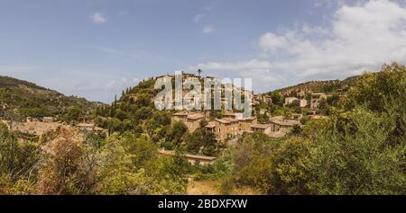 Paysage créatif de Deia, Majorque Banque D'Images